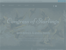 Tablet Screenshot of congressofstarlings.com